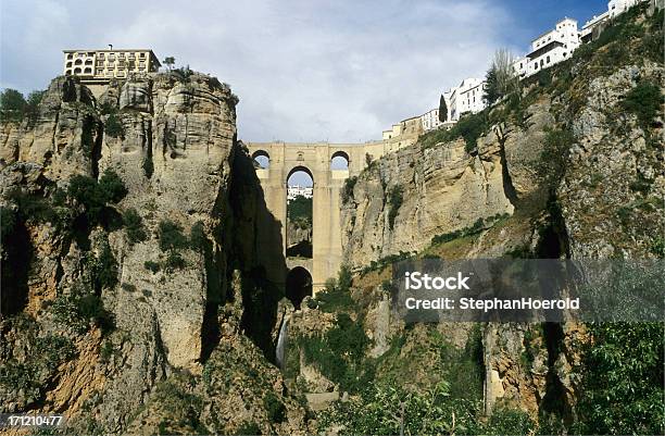 Ronda Andalusia Spain Stock Photo - Download Image Now - Andalusia, Bridge - Built Structure, Canyon