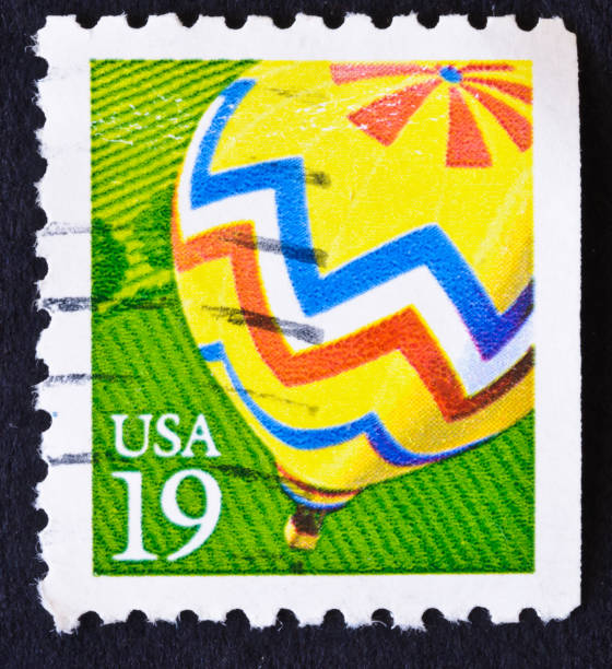 istock Hot Air Balloon Stamp 171210577