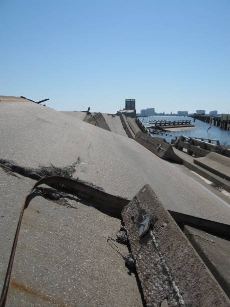 Katrina destruction III stock photo