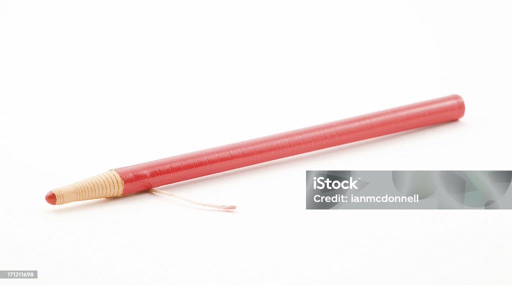 Red Grease Pencil Stock Photo - Download Image Now - Art, Art And Craft,  Cut Out - iStock