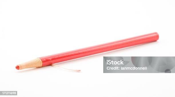 Red Grease Pencil Stock Photo - Download Image Now - Art, Art And