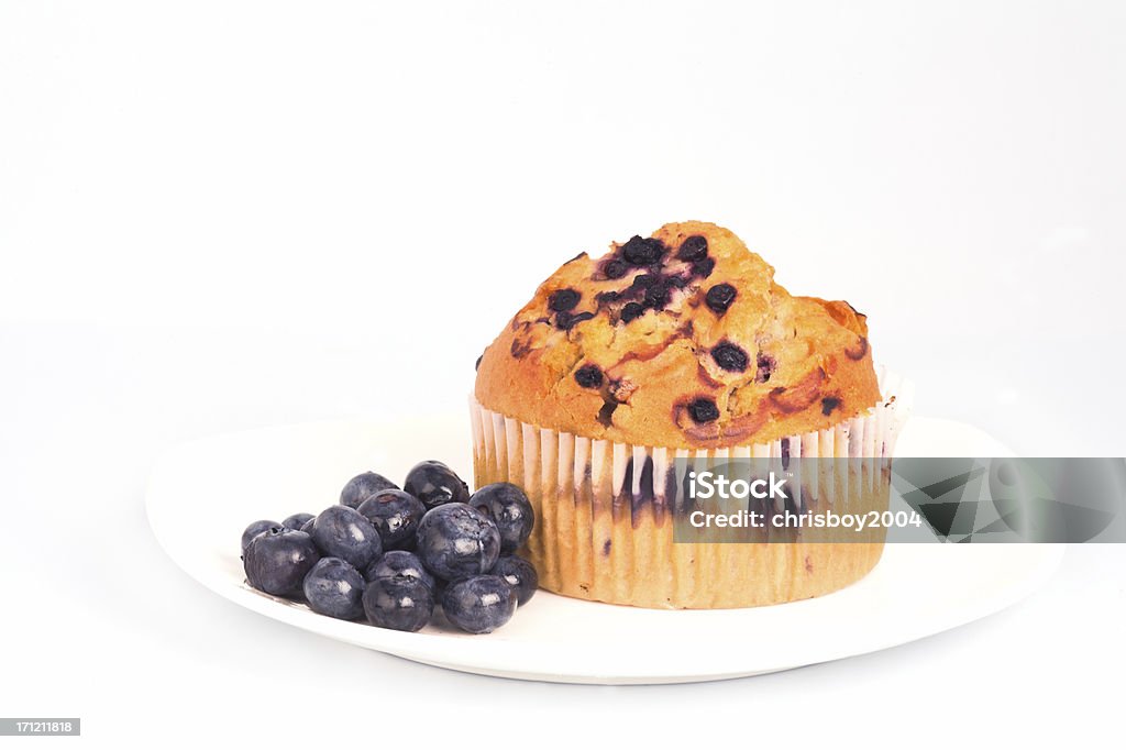 muffin de mirtilo - Foto de stock de Alimentação Saudável royalty-free