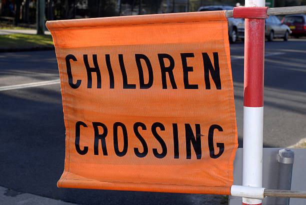 kinder-sign2 - education sign school crossing sign crossing stock-fotos und bilder