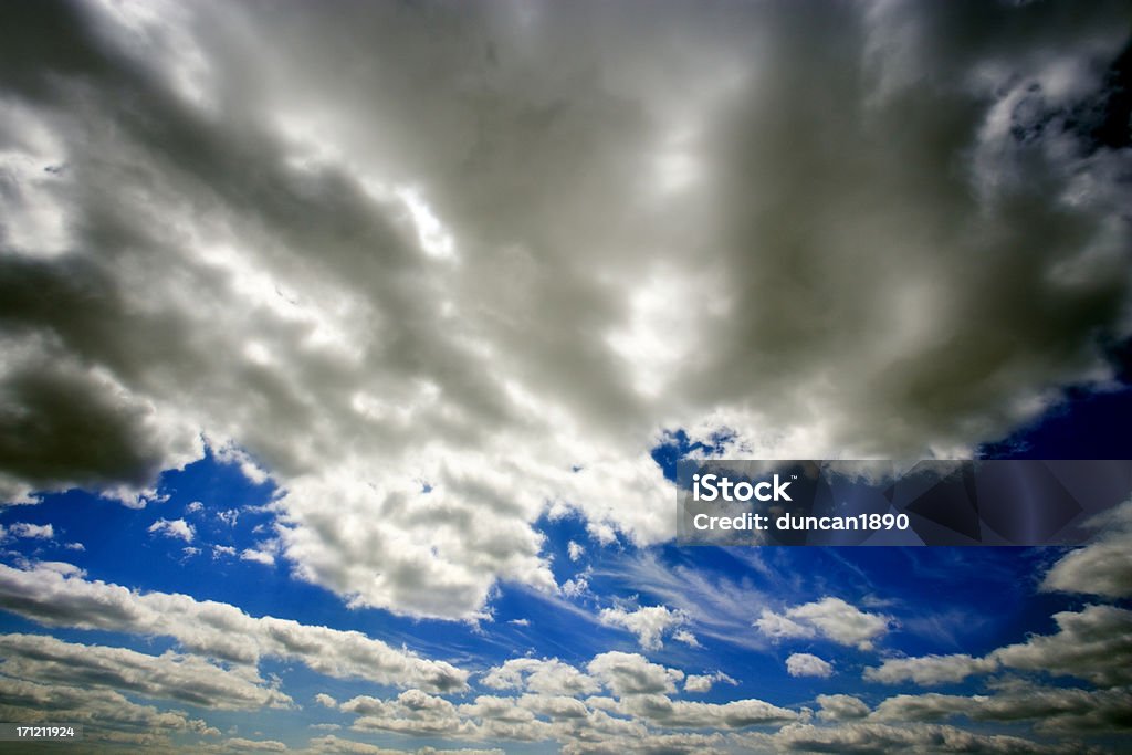 Nuvens cinzentas XXL - Royalty-free Altocumulus Foto de stock