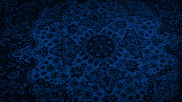 Persian Rug At Night House Detail