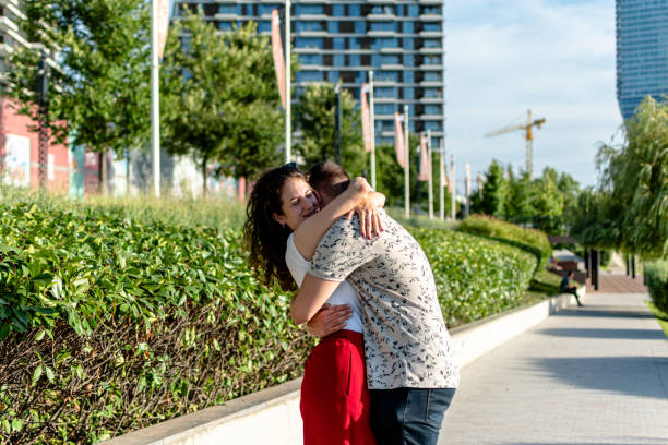 istock Young couple's embrace speaks the language of love 1712198567