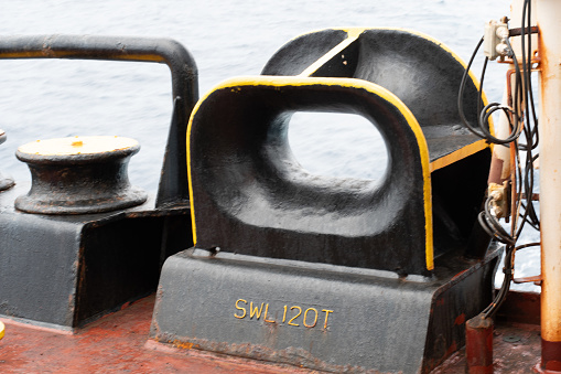 distinctive design of a panama lid on board ship for mooring operations