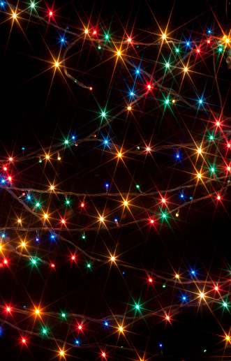 Beautiful christmas lights ( cokin 8 star filter used)