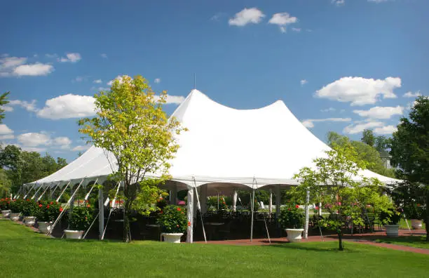 Photo of Special Event Large White Tent