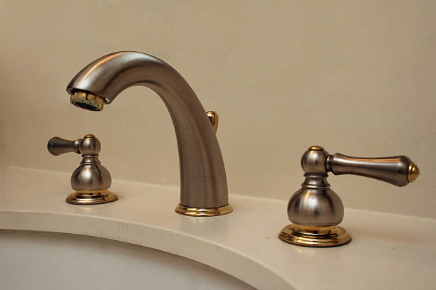 istock Brushed Aluminum Faucet 171220555