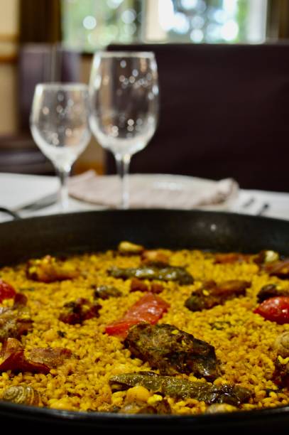 istock Spanish food paella tradicional cooking 1712207008