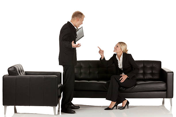 istock Business executives arguing to each other 171220733