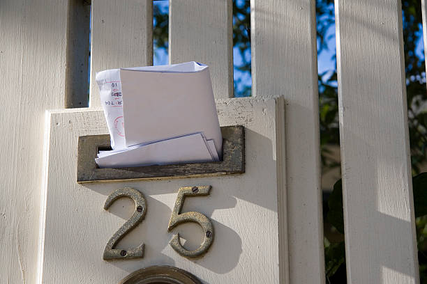 post gesendet - mailbox mail letter old fashioned stock-fotos und bilder