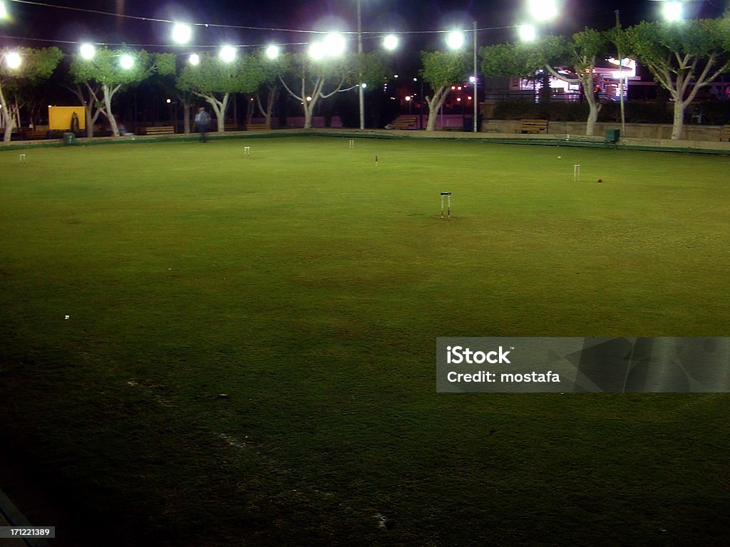 croquet campo (blury jogador - Royalty-free Abrir Foto de stock