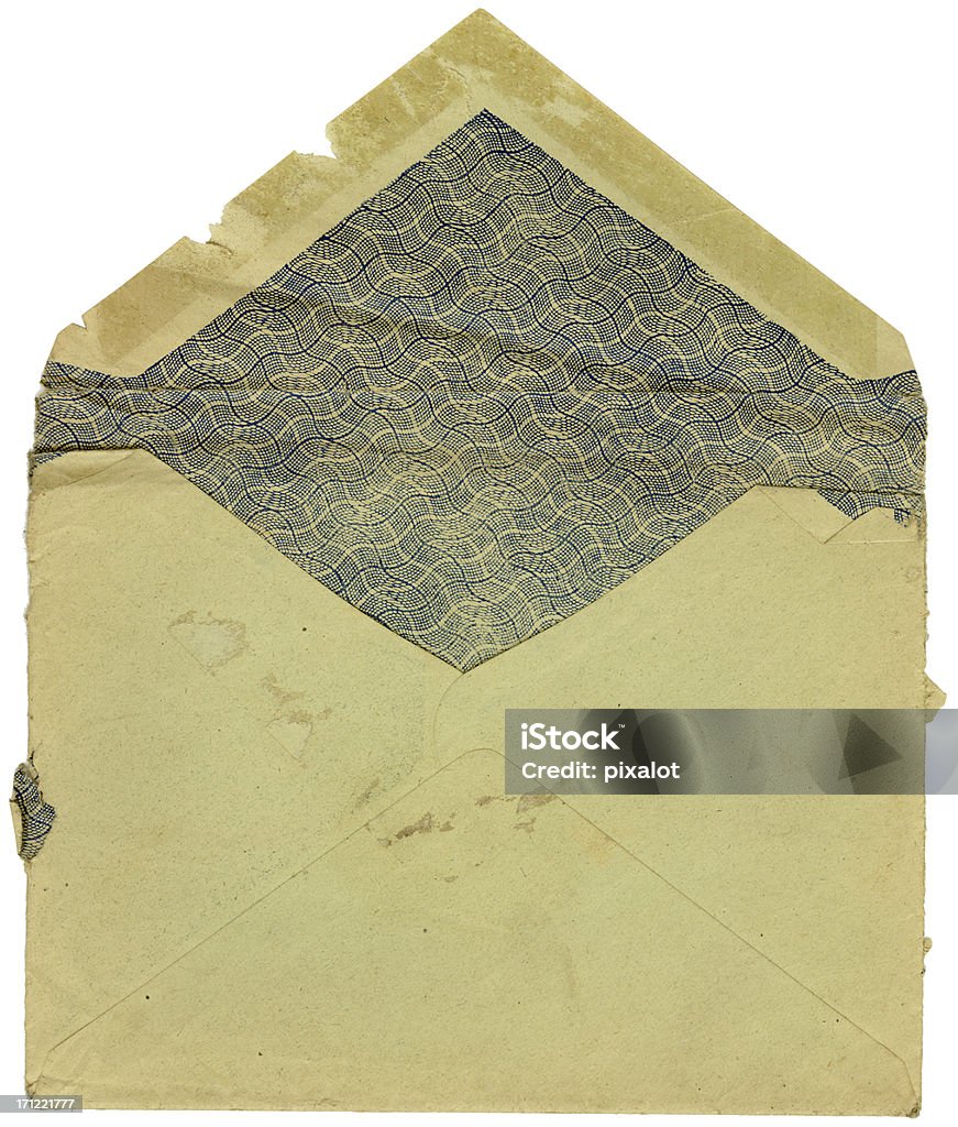 Old envelope aberto - Royalty-free Envelope Foto de stock