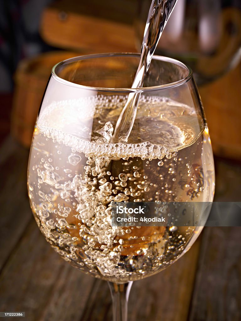 Bicchiere da vino - Foto stock royalty-free di Vino bianco