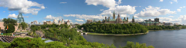 Ottawa Panoramic Landscape  ottawa river stock pictures, royalty-free photos & images