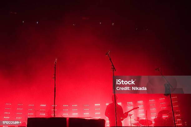 Rock Concert Stock Photo - Download Image Now - Microphone, Red, Performance Group