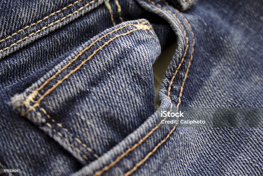 Blue jean Bolso - Royalty-free Acessório Foto de stock