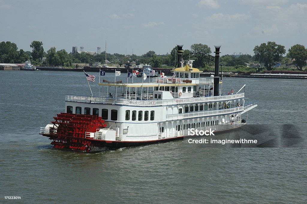 Mississippi Riverboat - Foto de stock de Barco a vapor royalty-free