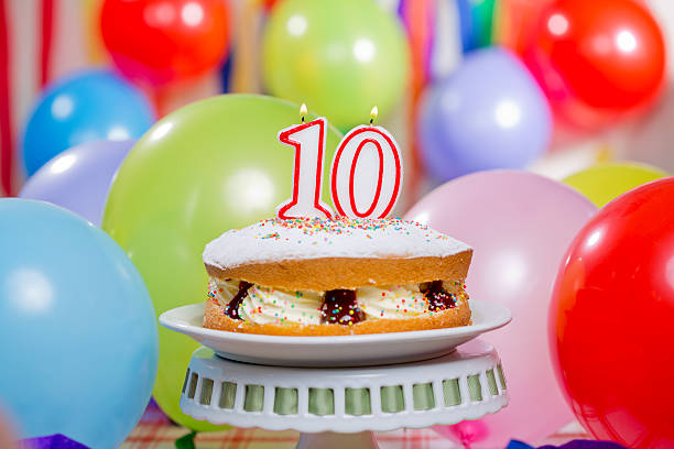 istock Number 10 Birthday Cake 171223419
