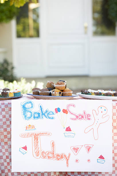 istock Table Laid Out For Bake Sale 171223694