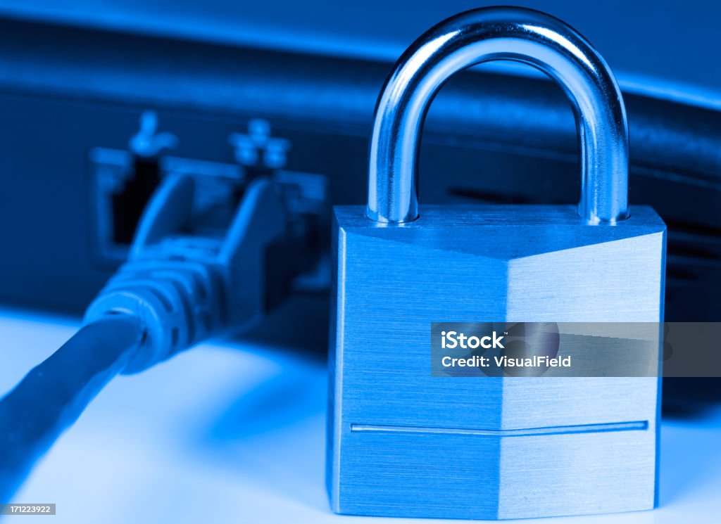 Sicurezza dei dati - Foto stock royalty-free di Acciaio