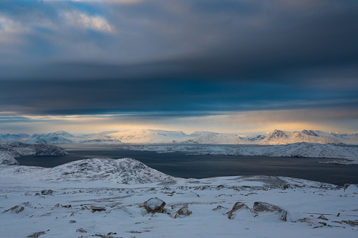 A view across the fjord of Torngat National Park