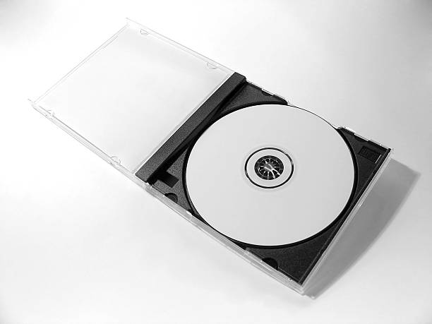 cd 3 a cd case, open, with a blank cd inside, isolated on white, perfect for inserting your own graphics. clear cd case stock pictures, royalty-free photos & images