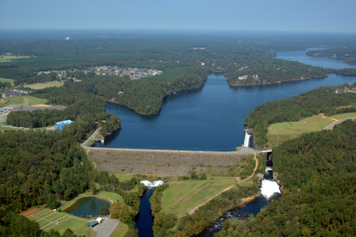 The Lake Tuscaloosa dam.