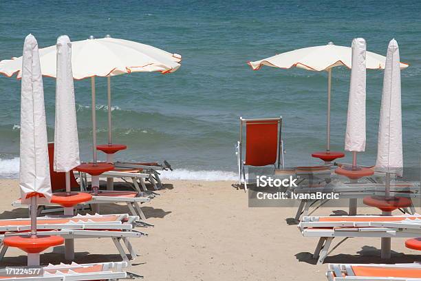 Foto de Praia Lido e mais fotos de stock de Lido di Venezia - Lido di Venezia, Praia, Barraca de Sol