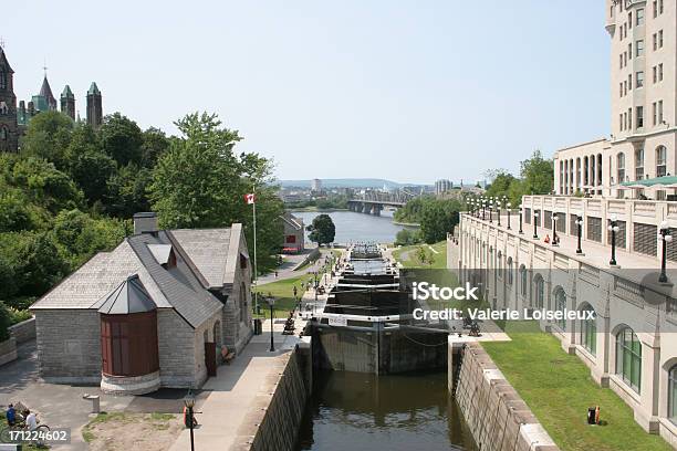 Canal De Rideau Ottawa - Fotografias de stock e mais imagens de Canal Rideau - Canal Rideau, Ciclismo, Gatineau