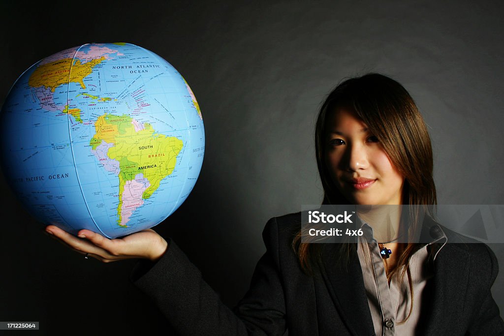 Business - The World Globe - Navigational Equipment Stock Photo