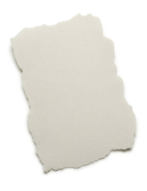 istock Blank torn piece of newsprint on white background 171225150