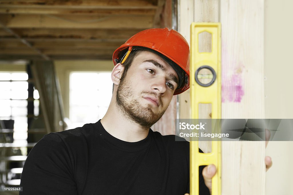 Trabajador de construcción - Foto de stock de Accesorio de cabeza libre de derechos