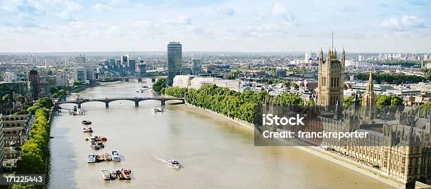 Luftaufnahme Themse Und Parlament Die Skyline Stockfoto und mehr Bilder von Tower of London - Tower of London, 21. Jahrhundert, Architektur