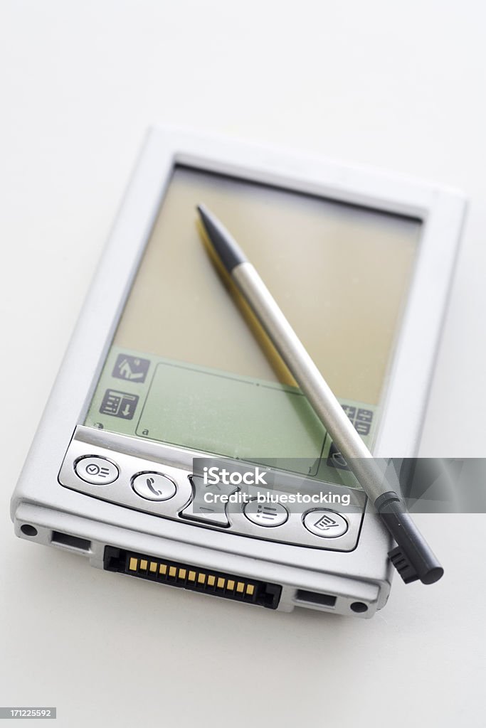 PDA e caneta - Foto de stock de A caminho royalty-free
