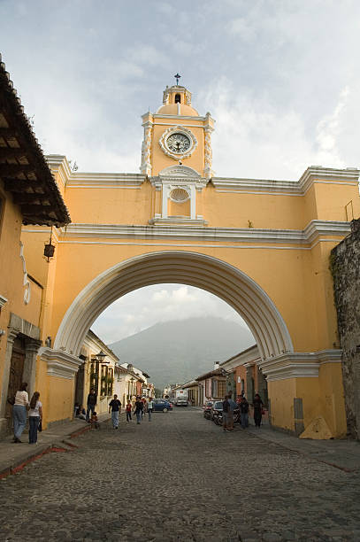 istock Santa Catalina arch and Aqua volcano 171225646
