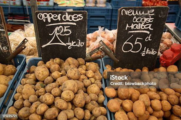 Bauernmarkt Kartoffeln Stockfoto und mehr Bilder von Amsterdam - Amsterdam, Bauernmarkt, Einkaufen