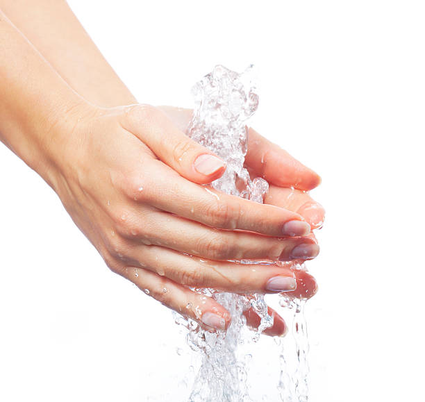 istock Closeup of nice wet hand 171225858