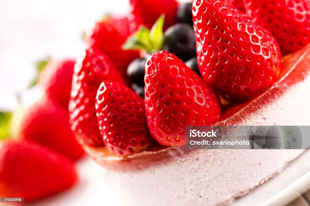 Tarta de fresa - Foto de stock de Fresa libre de derechos