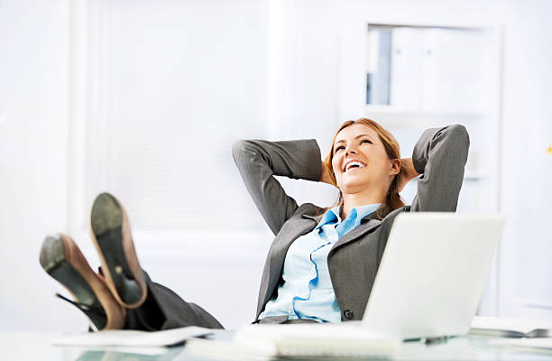 istock Business woman in daydreaming. 171237242