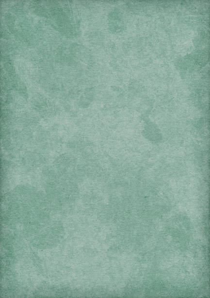 istock Hi-Res Emerald Green Striped Pastel Paper Mottled Vignette Grunge Texture 171237309