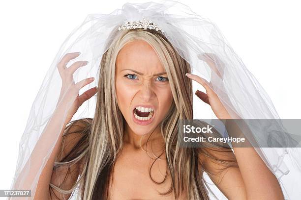 Bridezilla — стоковые фотографии и другие картинки Невеста - Невеста, Гнев, Фрустрация