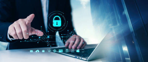 istock Digital privacy and cybersecurity, personal information in the advanced cyberspace, cyber identity protection data in digital age with AI and encryption, innovations for global online safety. 1712381964