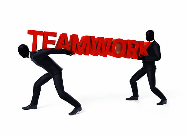 Teamwork XXXL stock photo