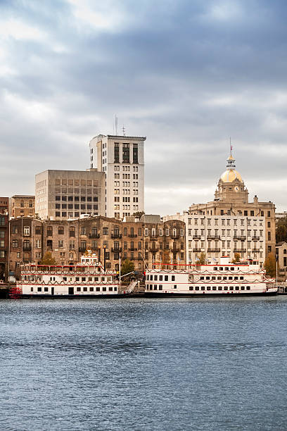 istock Waterfront skyline of Savannah Georgia 171238881