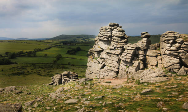 istock Rock formations on Dartmoor, England 171239743