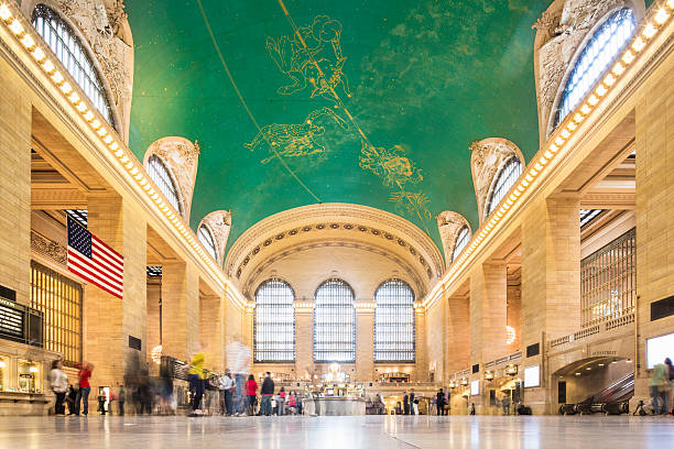 estación grand central de nueva york - edificio de transporte fotografías e imágenes de stock