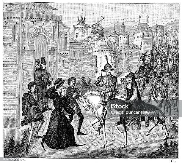 Louis Viii King Of France Stock Illustration - Download Image Now - Cardinal - Clergy, Circa 13th Century, France